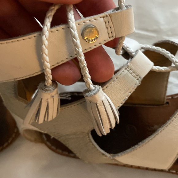 Geox Lace Up Gladiator Leather Sandals - Picture 7 of 16